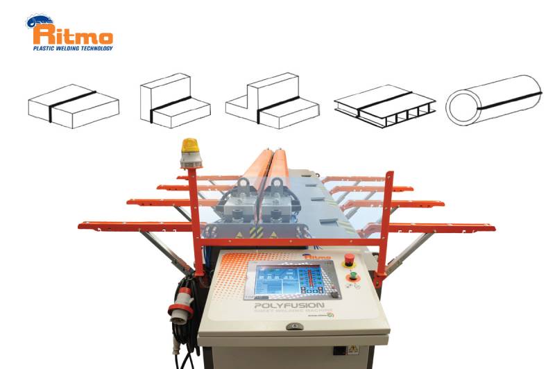 Soudeuse de plaques pneumatique POLYFUSION 3 de la marque RITMO disponible à Paris, Lyon et dans toute la France