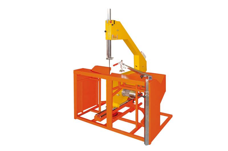 Scie à ruban électrohydraulique SIGMA 400 PRO de la marque RITMO disponible à Paris, Lyon et dans toute la France